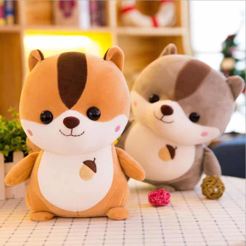 Cartoon Soft Squirrel Plush Toy - Stylus Kids