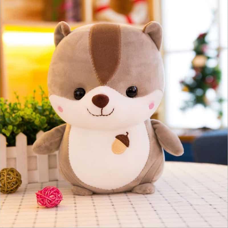 Cartoon Soft Squirrel Plush Toy - Stylus Kids