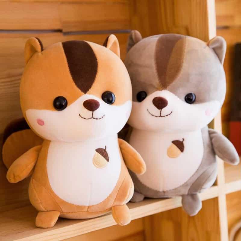 Cartoon Soft Squirrel Plush Toy - Stylus Kids