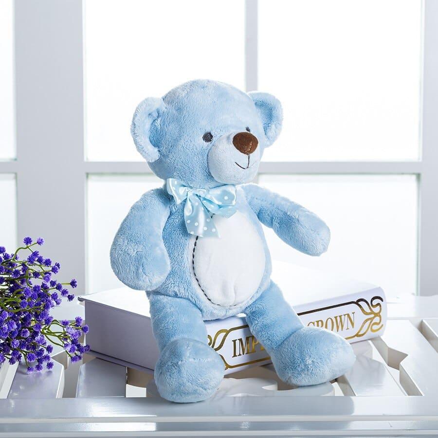 Stuffed Baby Blue Teddy Bear - Stylus Kids