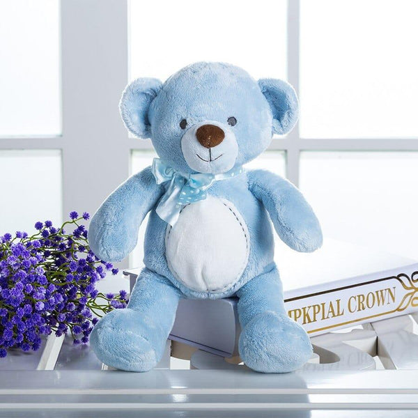 Stuffed Baby Blue Teddy Bear - Stylus Kids