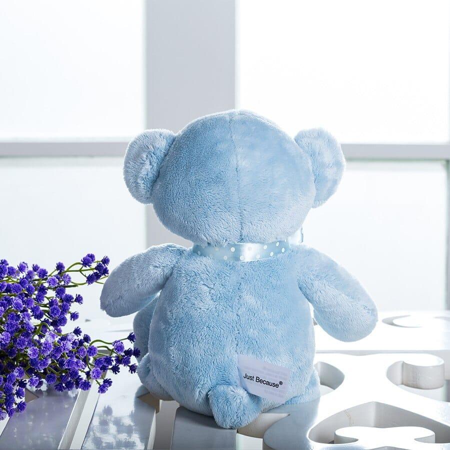 Stuffed Baby Blue Teddy Bear - Stylus Kids