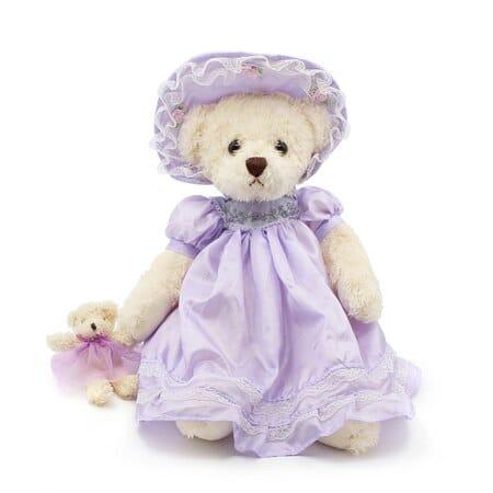 Stuffed Plush Teddy Bear in Dress - Stylus Kids