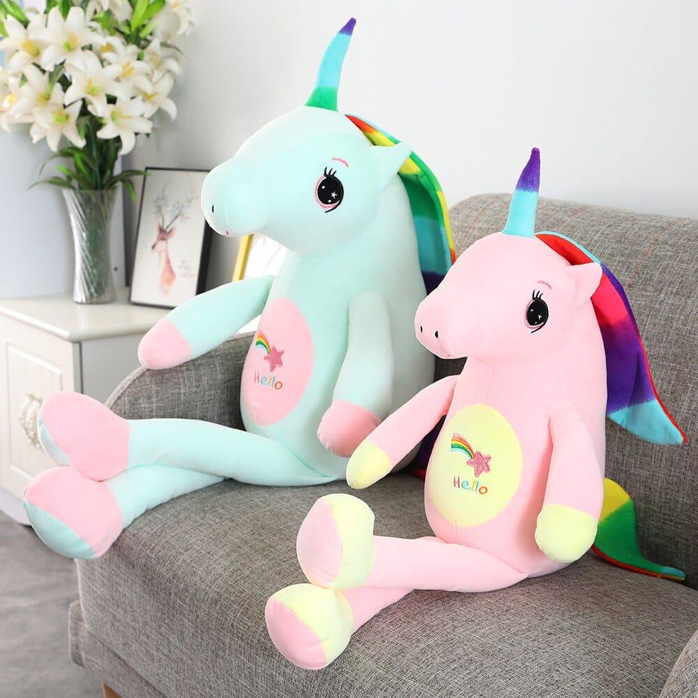 Cartoon Plush Unicorn Stuff Toy - Stylus Kids