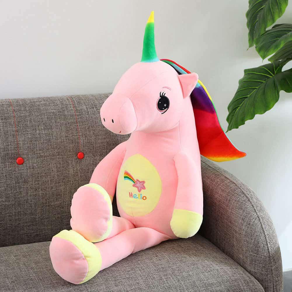 Cartoon Plush Unicorn Stuff Toy - Stylus Kids