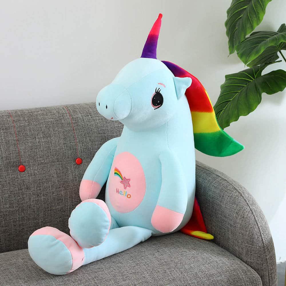 Cartoon Plush Unicorn Stuff Toy - Stylus Kids