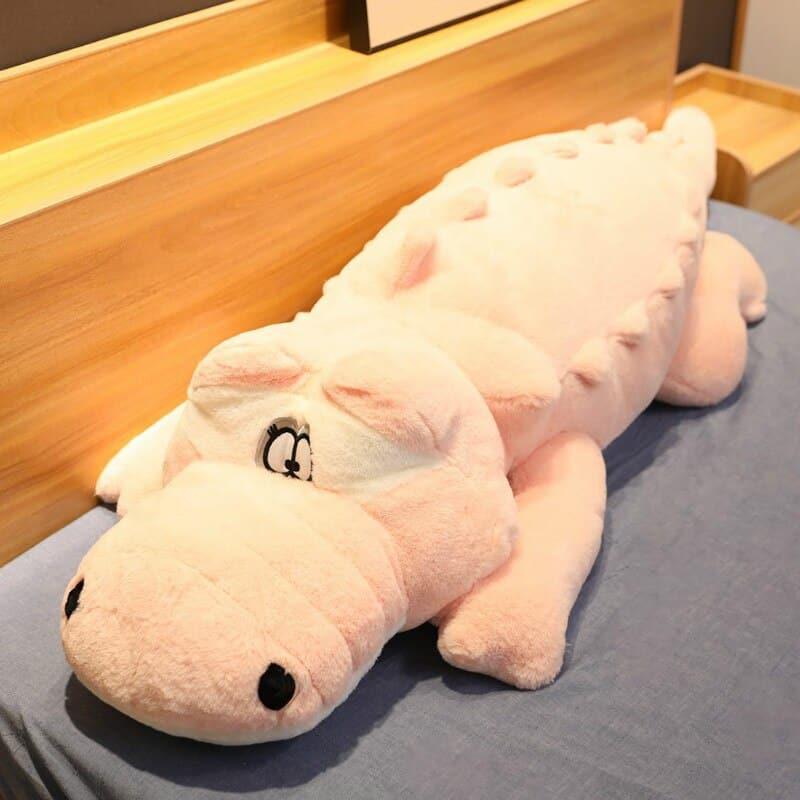 Large Plush Pillow with Crocodile Silhouette with Soft Filling - Stylus Kids