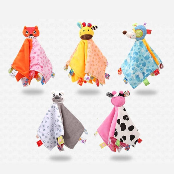 Soft Plush Animals Baby Comforter Toy - Stylus Kids