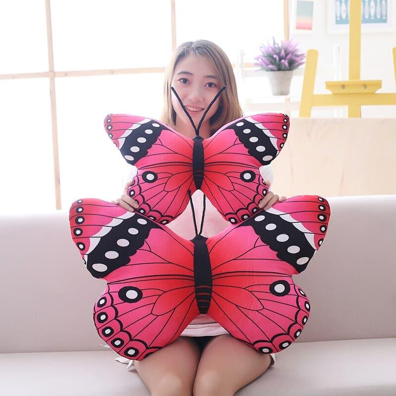 Colorful Plush Butterfly Pillow - Stylus Kids