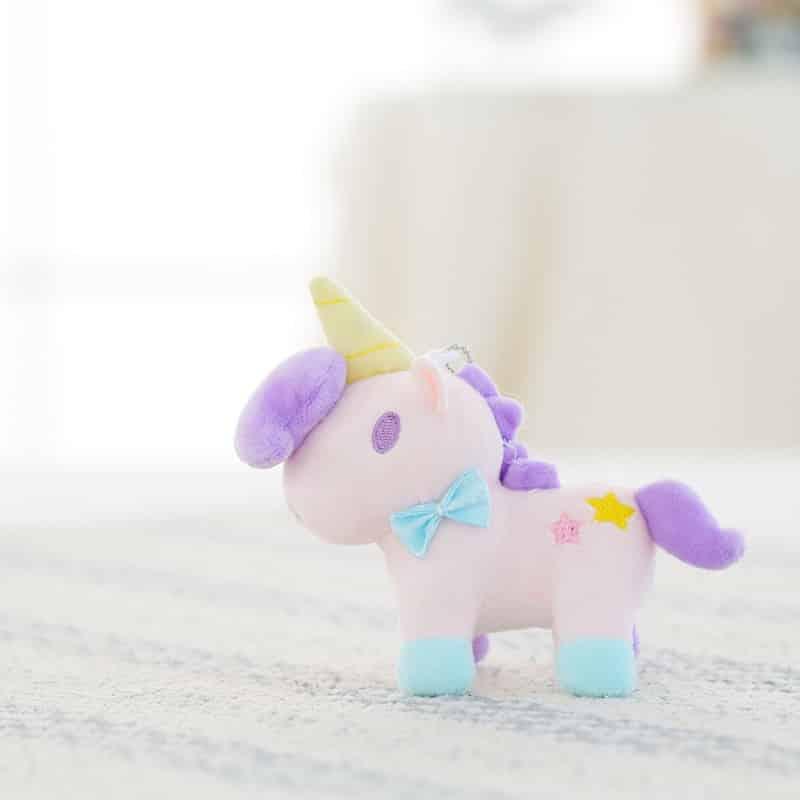 Anime Style Unicorn Plush Toy with Keychain - Stylus Kids