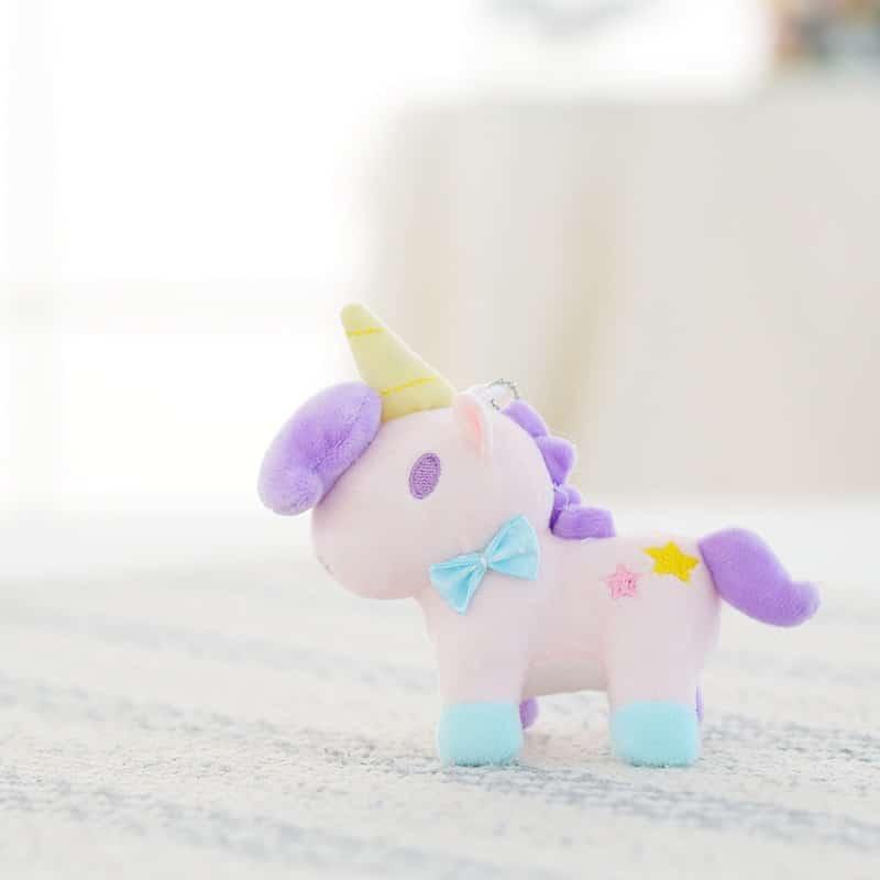 Anime Style Unicorn Plush Toy with Keychain - Stylus Kids