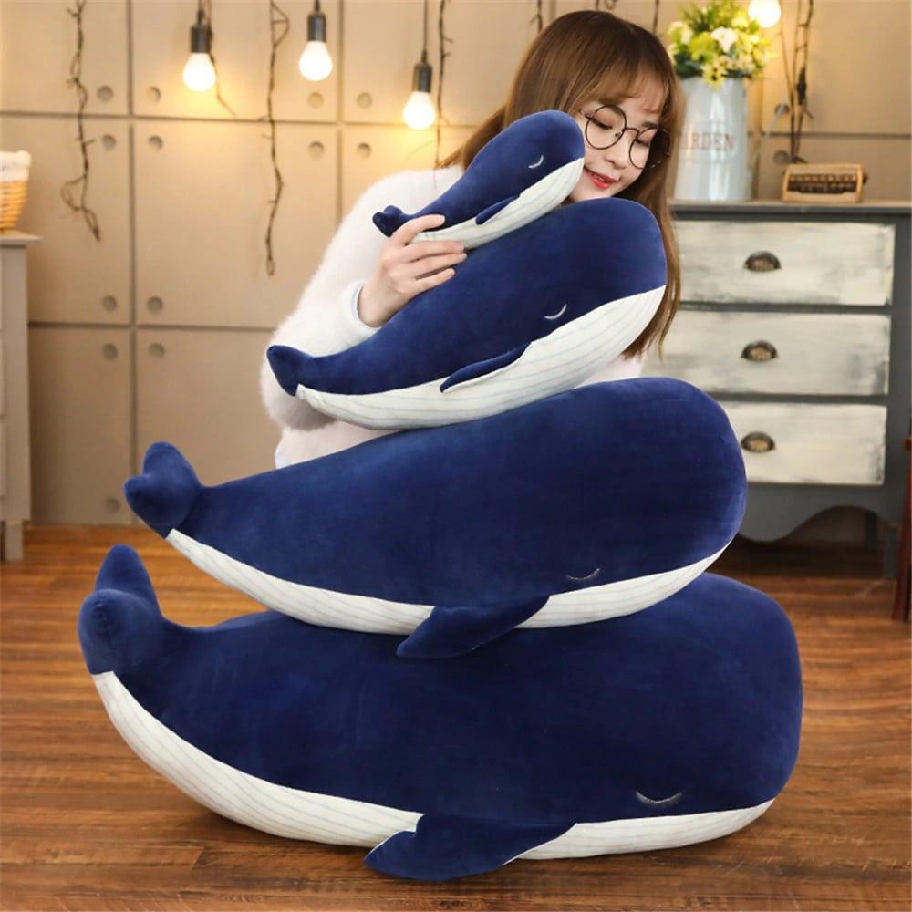 Soft Blue Whale Plush Toy - Stylus Kids