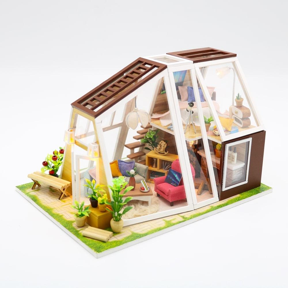 Fashion Miniature Wooden DIY Doll House with Furniture - Stylus Kids