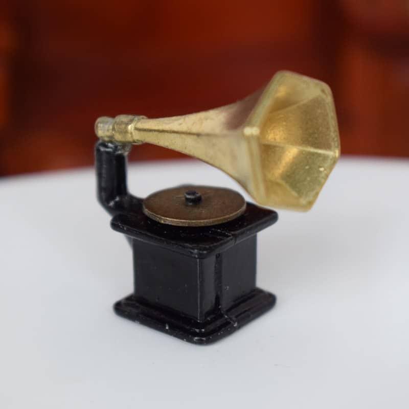 Vintage Mini Phonograph For 1/12 Doll House - Stylus Kids