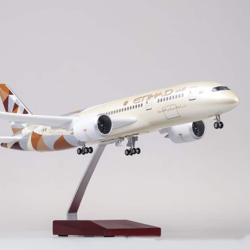 Boeing B787 Dreamliner Etihad Airlines Aircraft Model - Stylus Kids