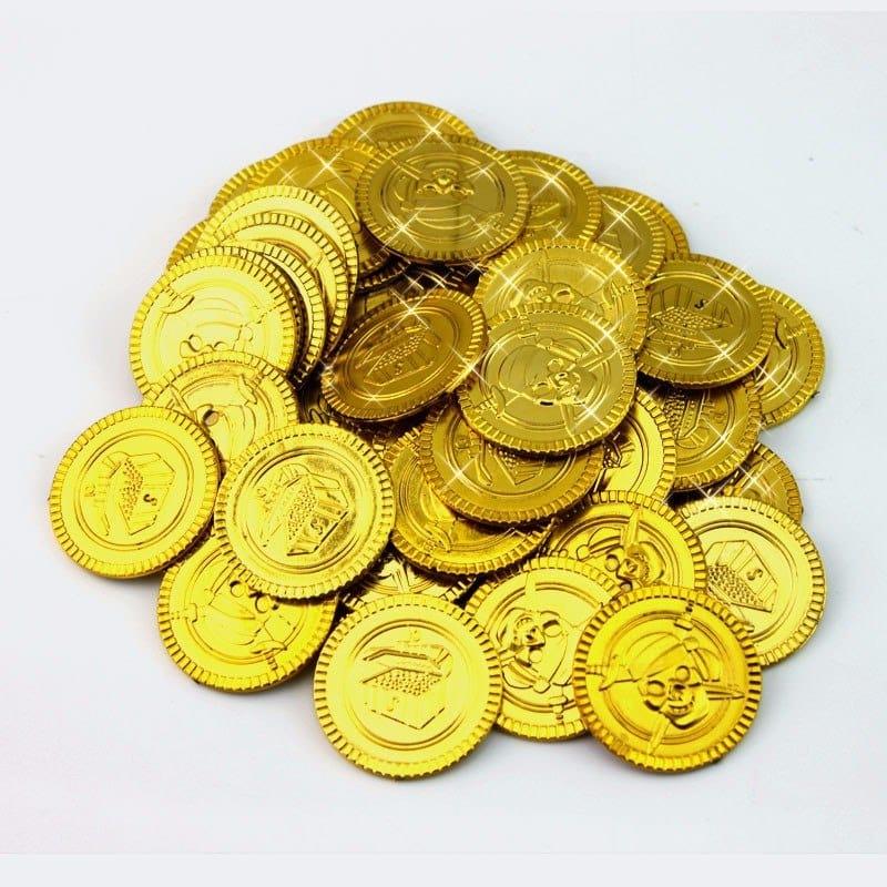 Cute Simulative Pirate Treasure Toy Coins - Stylus Kids