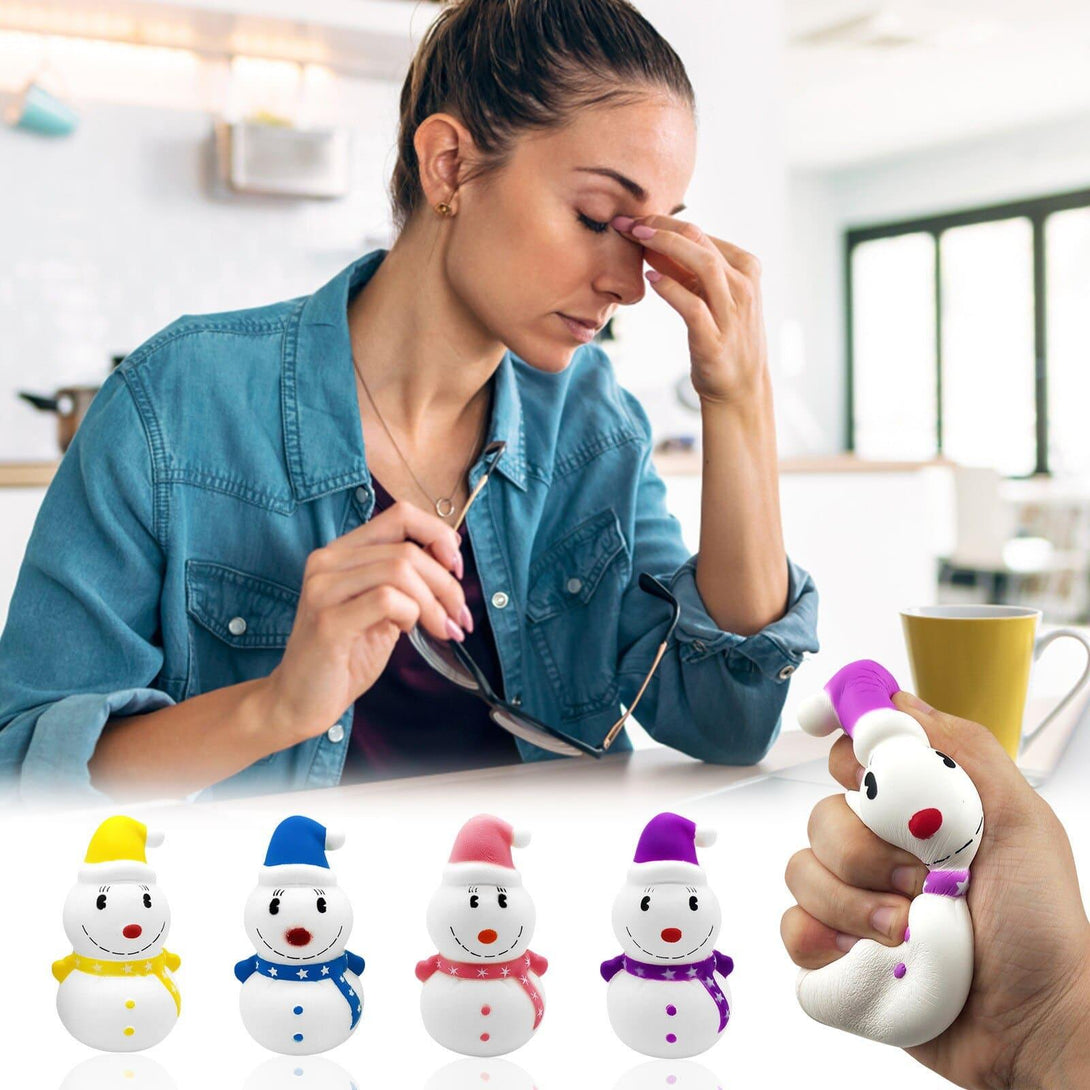 Squishy Snowman Anti-Stress Toy - Stylus Kids