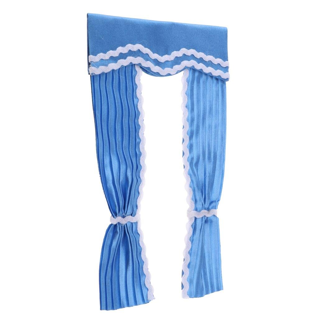 Lovely Miniature Satin Curtain for Doll House - Stylus Kids