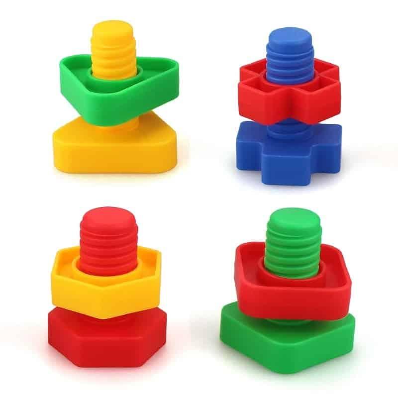 Colorful Shape Learning Screws Set - Stylus Kids