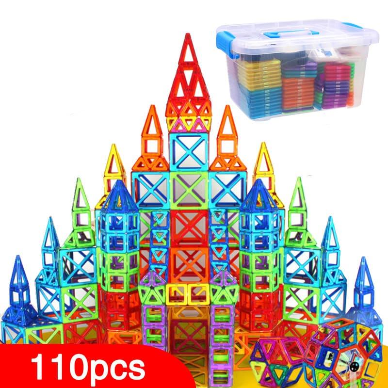 Kid's Magnetic Building Blocks Kit Toys - Stylus Kids