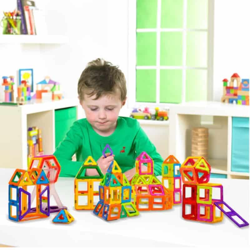 Kid's Magnetic Building Blocks Kit Toys - Stylus Kids