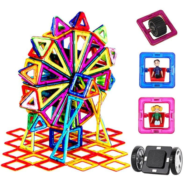 Colorful Magnetic Building Blocks Kit - Stylus Kids