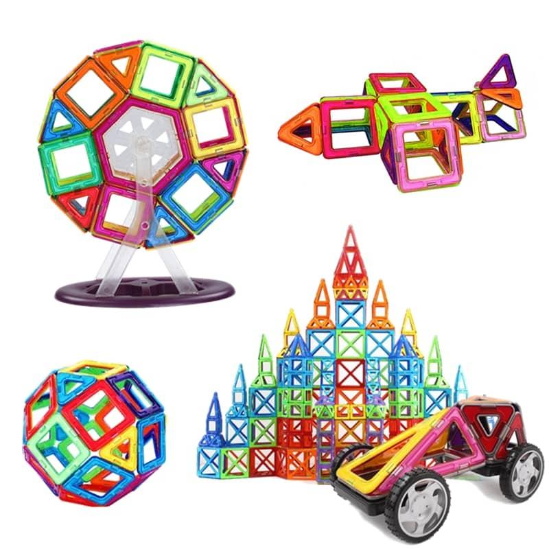 Colorful Magnetic Building Blocks Kit - Stylus Kids