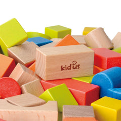 Wooden Building Blocks Kit - Stylus Kids