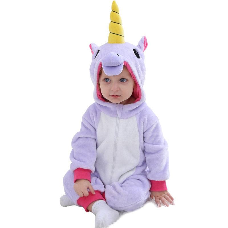 Cute Unicorn Horn Warm Baby Blanket Sleeper - Stylus Kids