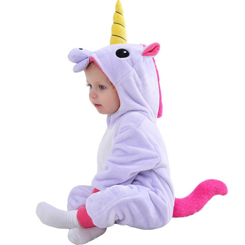 Cute Unicorn Horn Warm Baby Blanket Sleeper - Stylus Kids