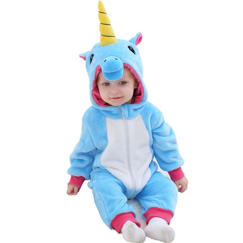 Cute Unicorn Horn Warm Baby Blanket Sleeper - Stylus Kids