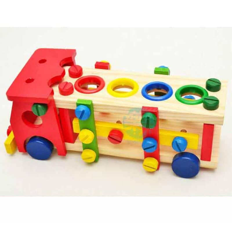 Wooden Truck Building Toy - Stylus Kids