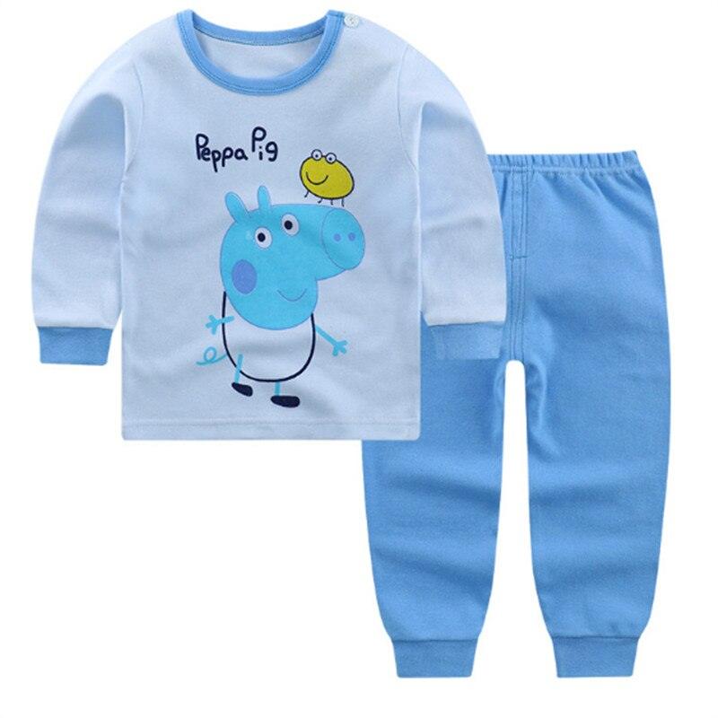 Kid's Cartoon Print Longsleeve and Pants Pajama Set - Stylus Kids