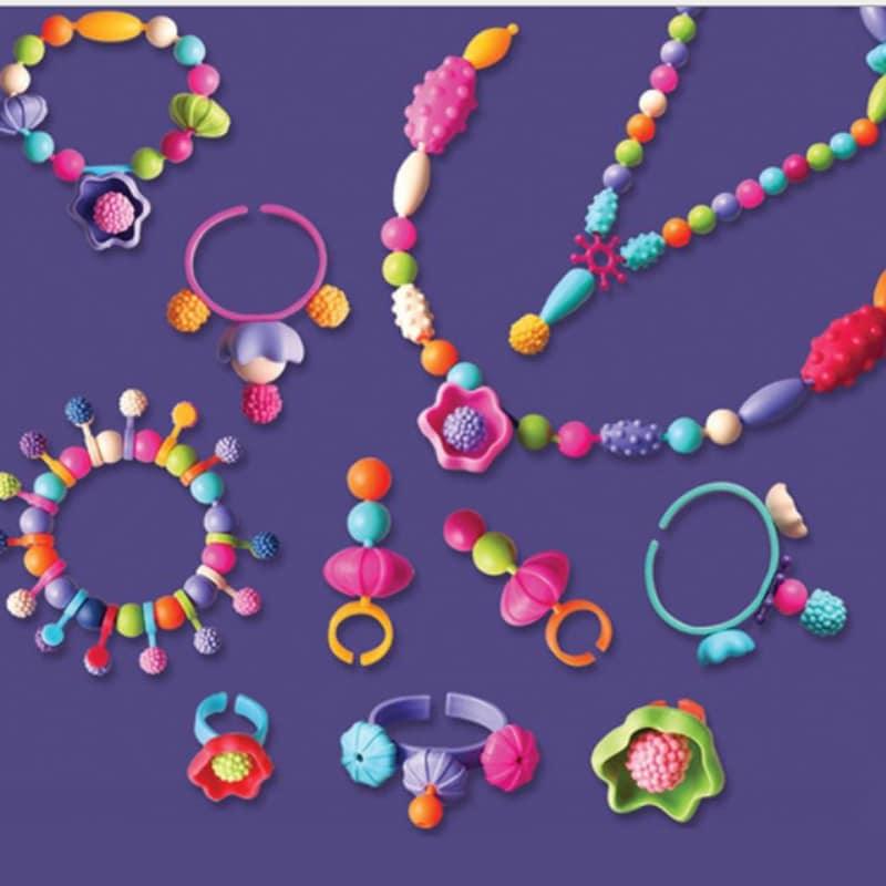 Fashion Educational Colorful Beads Jewelry Craft Kits for Children - Stylus Kids