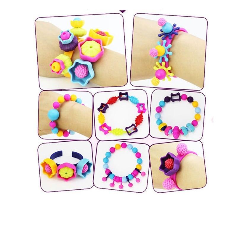 Fashion Educational Colorful Beads Jewelry Craft Kits for Children - Stylus Kids