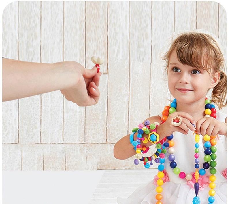 Fashion Educational Colorful Beads Jewelry Craft Kits for Children - Stylus Kids