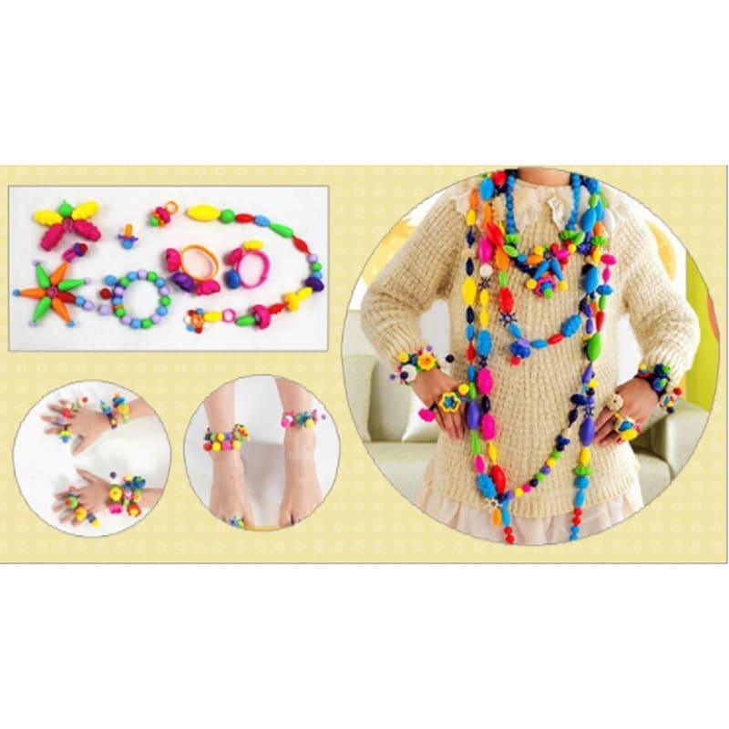 Fashion Educational Colorful Beads Jewelry Craft Kits for Children - Stylus Kids