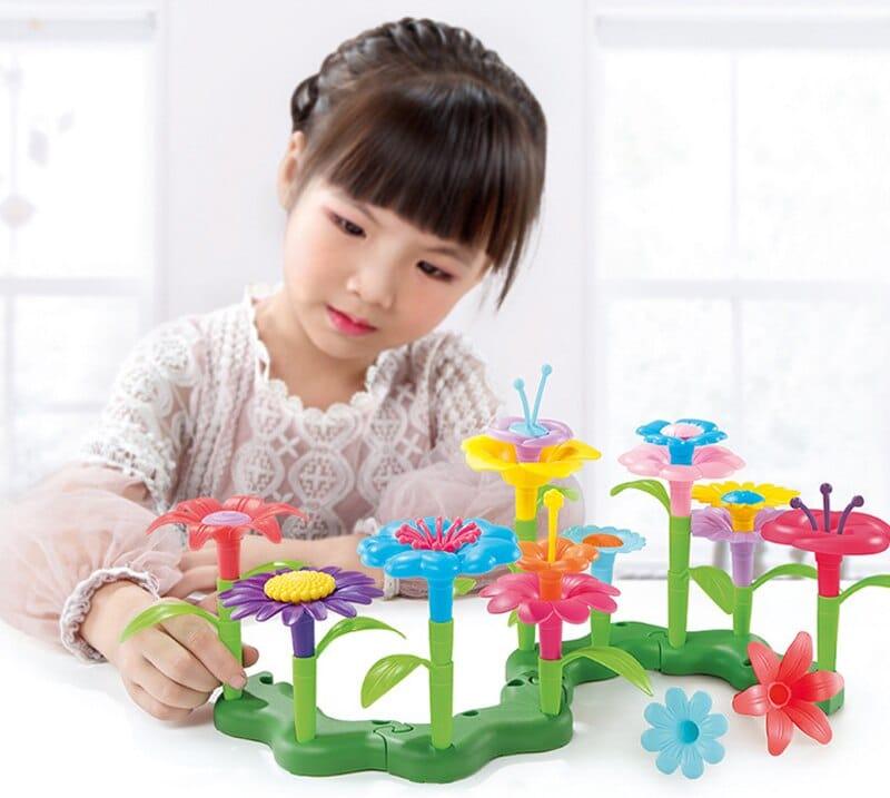 DIY Flower Garden Block Board Set 46 Pcs - Stylus Kids