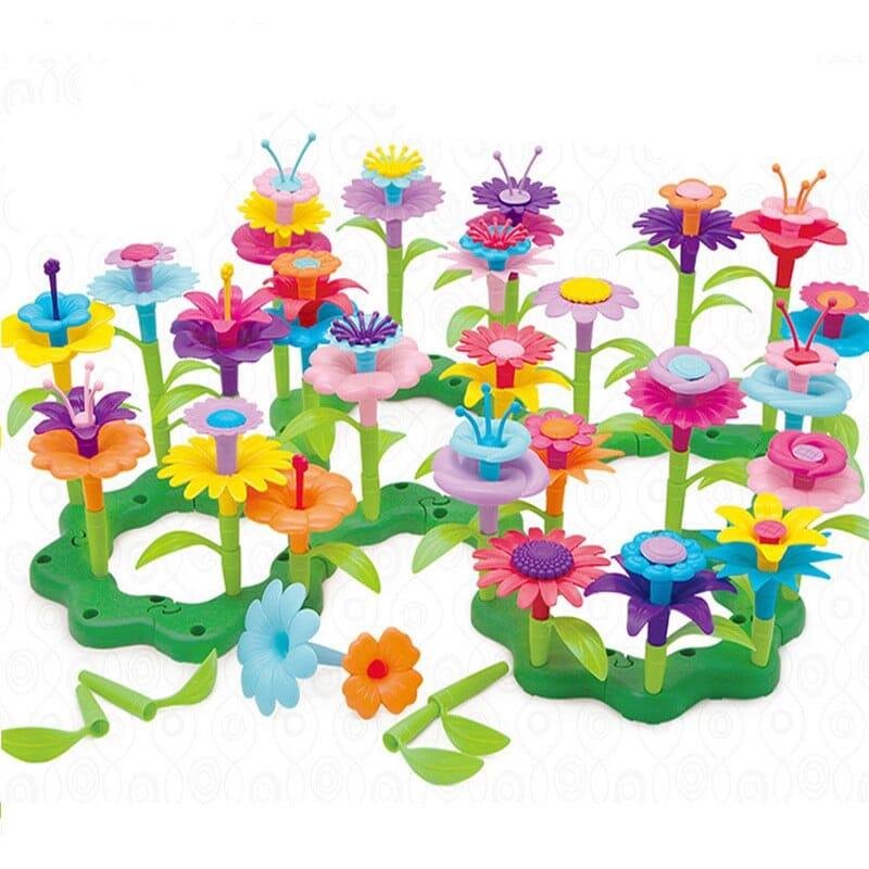 DIY Flower Garden Block Board Set 46 Pcs - Stylus Kids