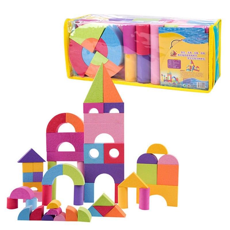 Early Education Soft Foam Building Blocks Set - Stylus Kids