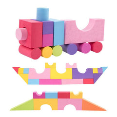 Early Education Soft Foam Building Blocks Set - Stylus Kids