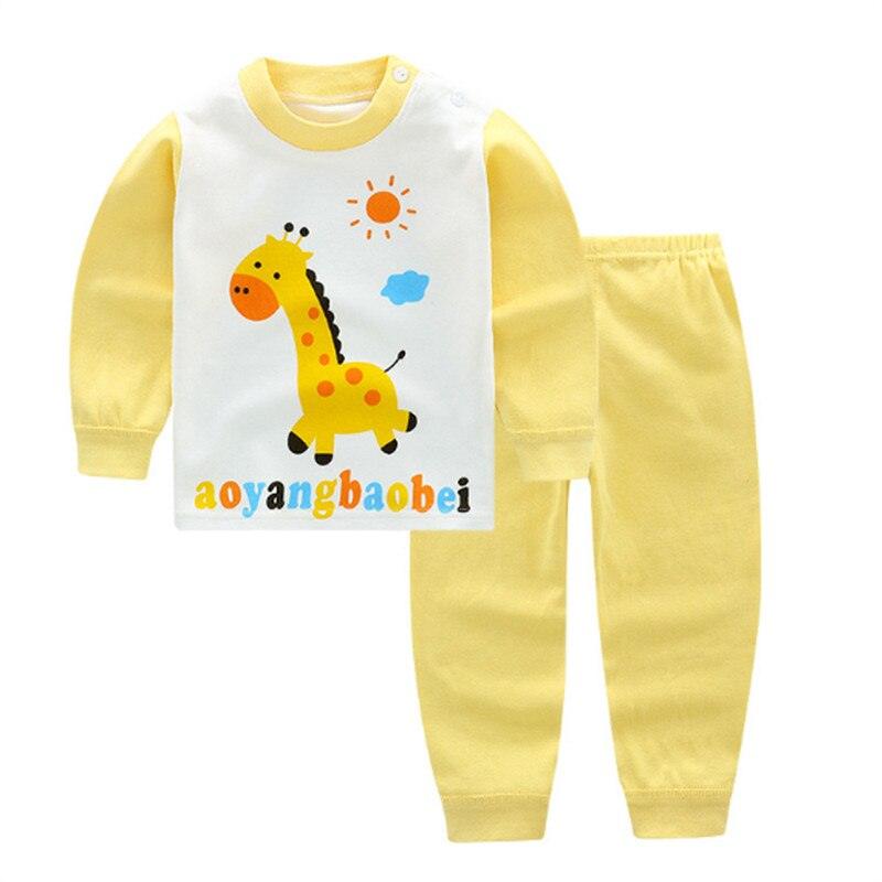 Kid's Cartoon Print Longsleeve and Pants Pajama Set - Stylus Kids