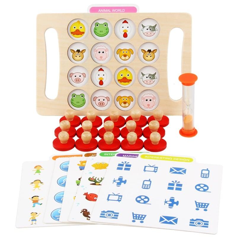 Memory Animal Chess Game - Stylus Kids