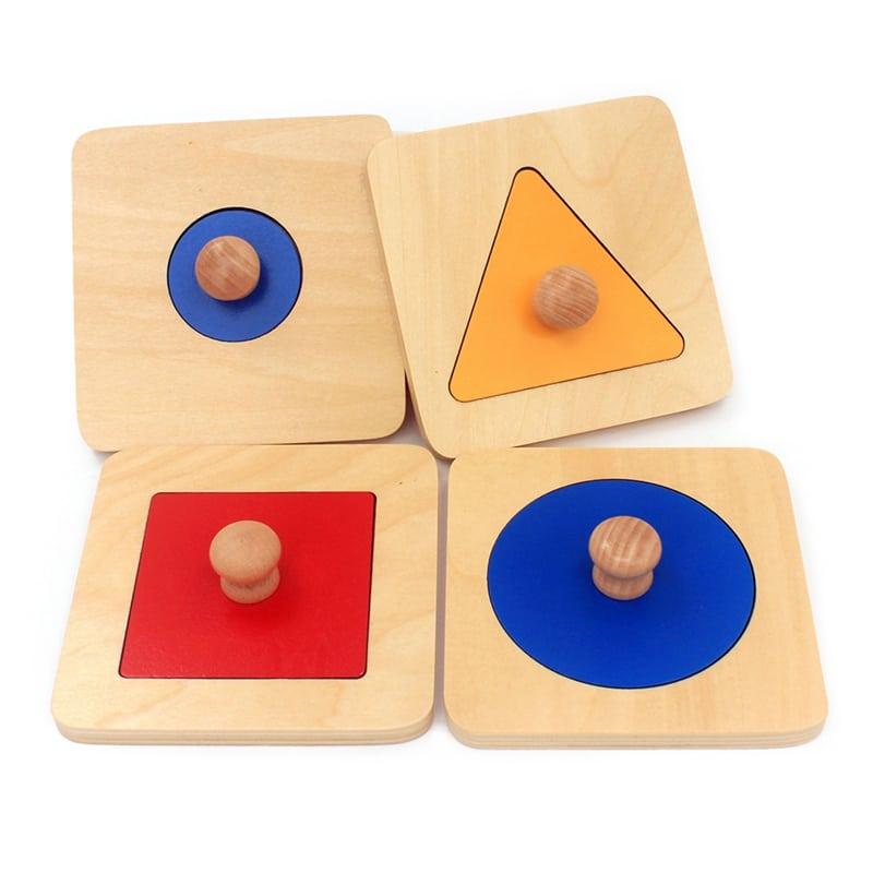 Set of 4 Wooden Shaped Boards - Stylus Kids