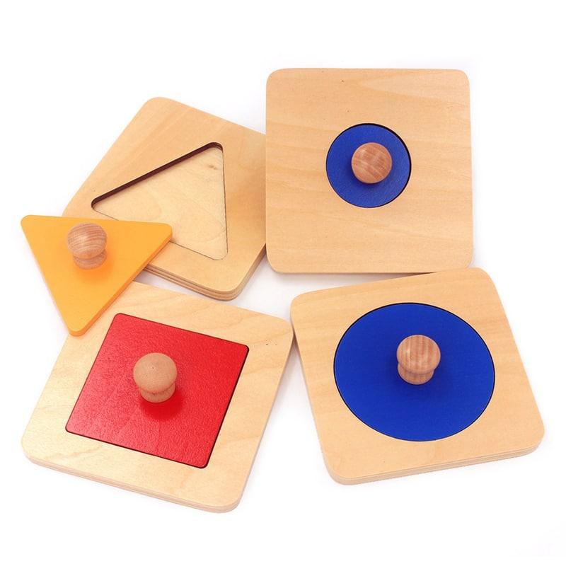 Set of 4 Wooden Shaped Boards - Stylus Kids