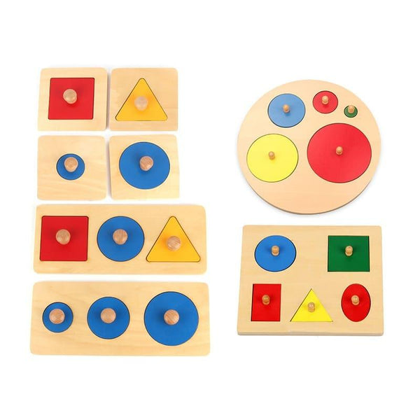 Wooden Size and Shape Puzzle Toy - Stylus Kids