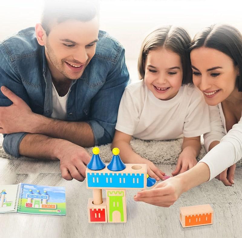 Wooden Changing Castle Puzzle - Stylus Kids