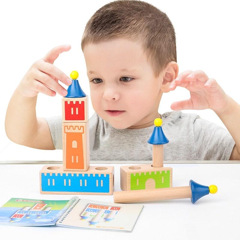 Wooden Changing Castle Puzzle - Stylus Kids