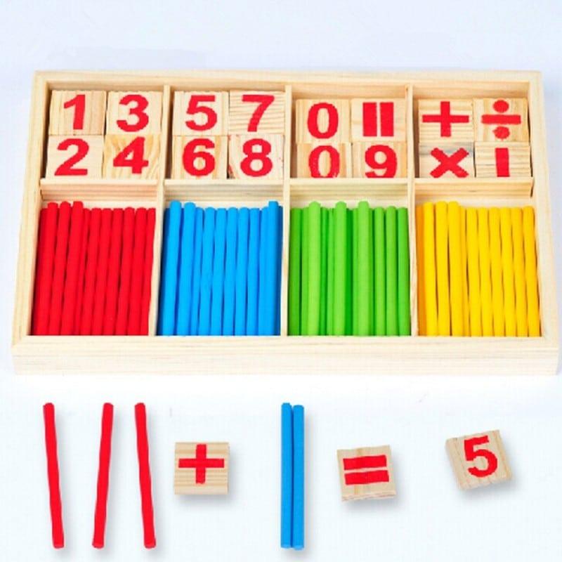 Educational Mathematical Wood Kid's Montessori Set - Stylus Kids