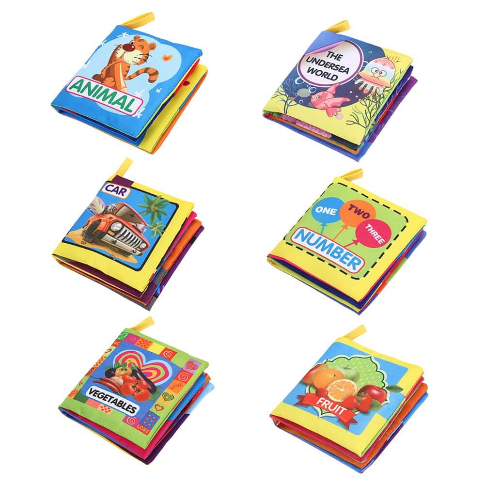 Baby's Soft Cartoon Cloth Book - Stylus Kids